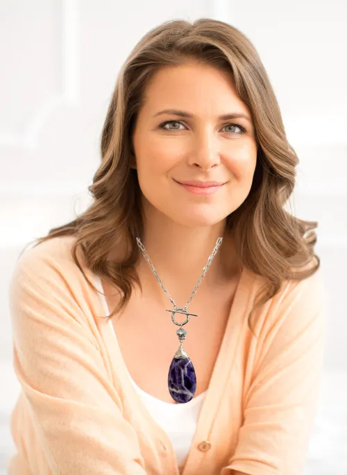 2 Way Amethyst Silver Necklace