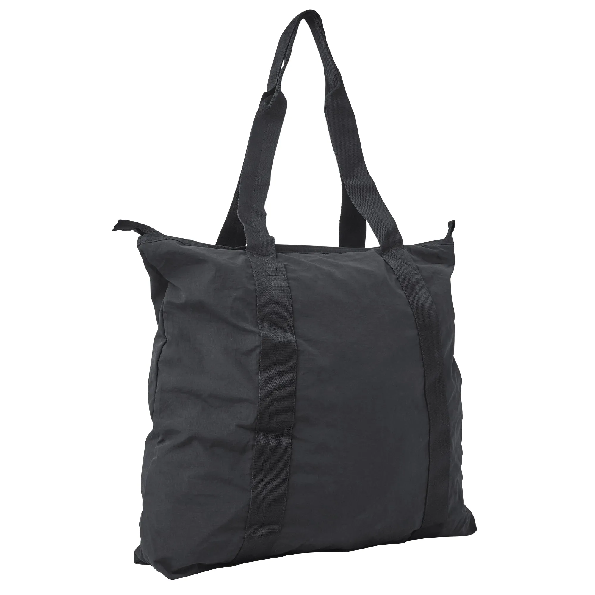 Accessorize London Women's Black Packable Travel Tote Bag