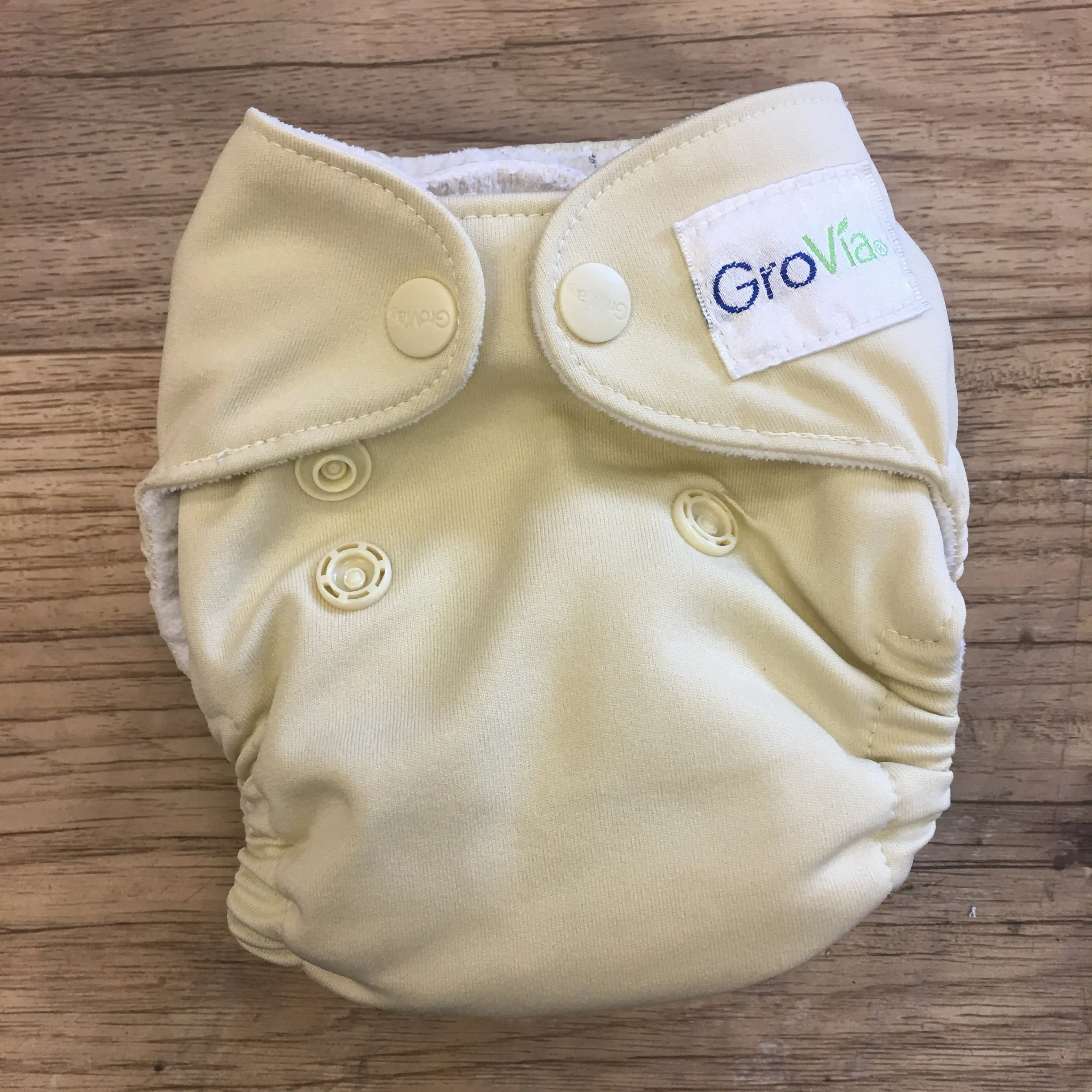 AL GroVia Newborn All-in-One - Vanilla (GUC)