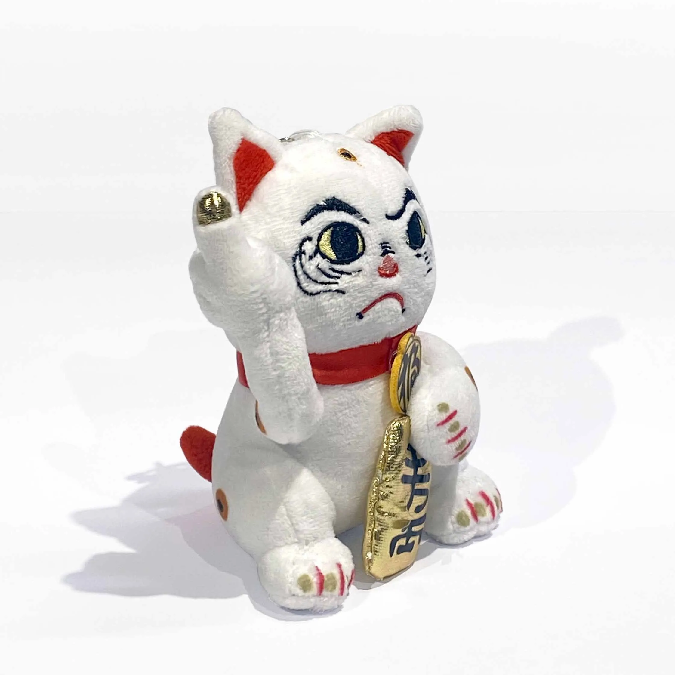 'Angry Cat' Stuffed Toy with Sound Effect