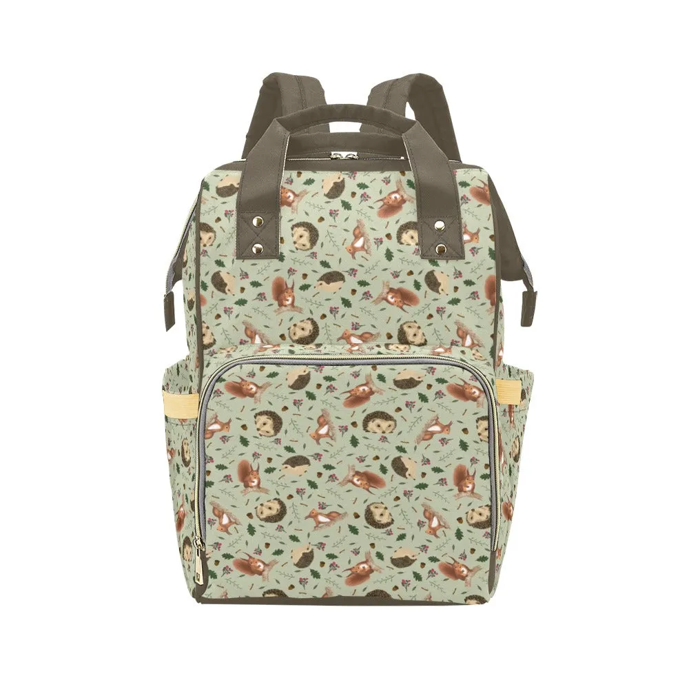 Autumn Creatures - Multi-Function Baby Changing Backpack Bag - Hedge Over Heels