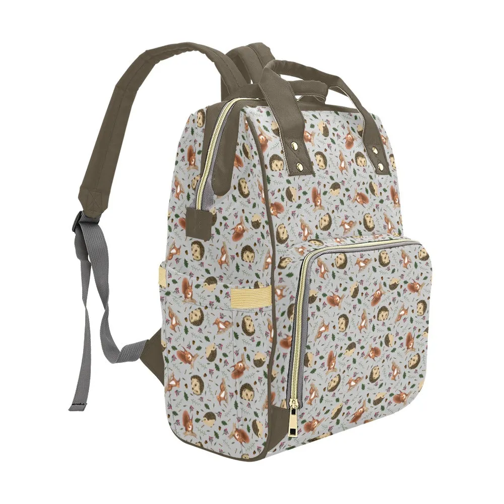 Autumn Creatures - Multi-Function Baby Changing Backpack Bag - Hedge Over Heels