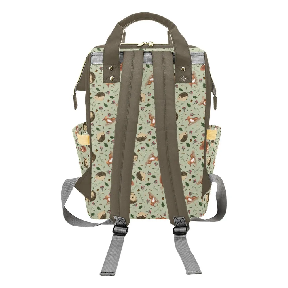 Autumn Creatures - Multi-Function Baby Changing Backpack Bag - Hedge Over Heels