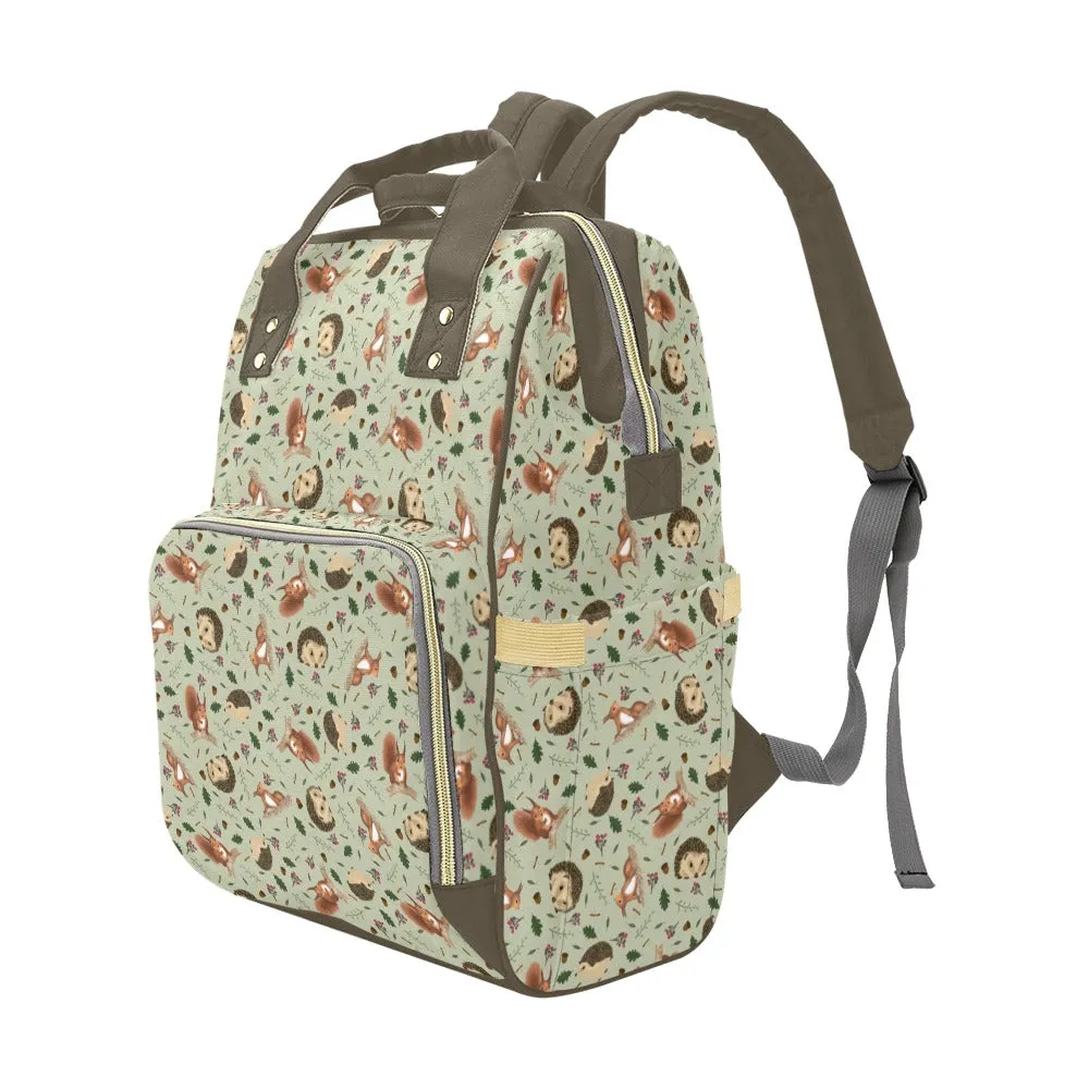 Autumn Creatures - Multi-Function Baby Changing Backpack Bag - Hedge Over Heels