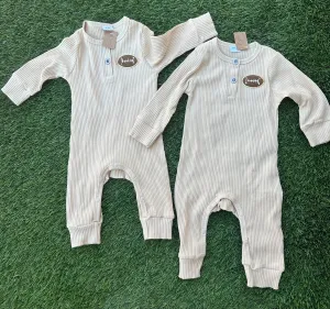 Baby & Toddler Knitted Football Rompers