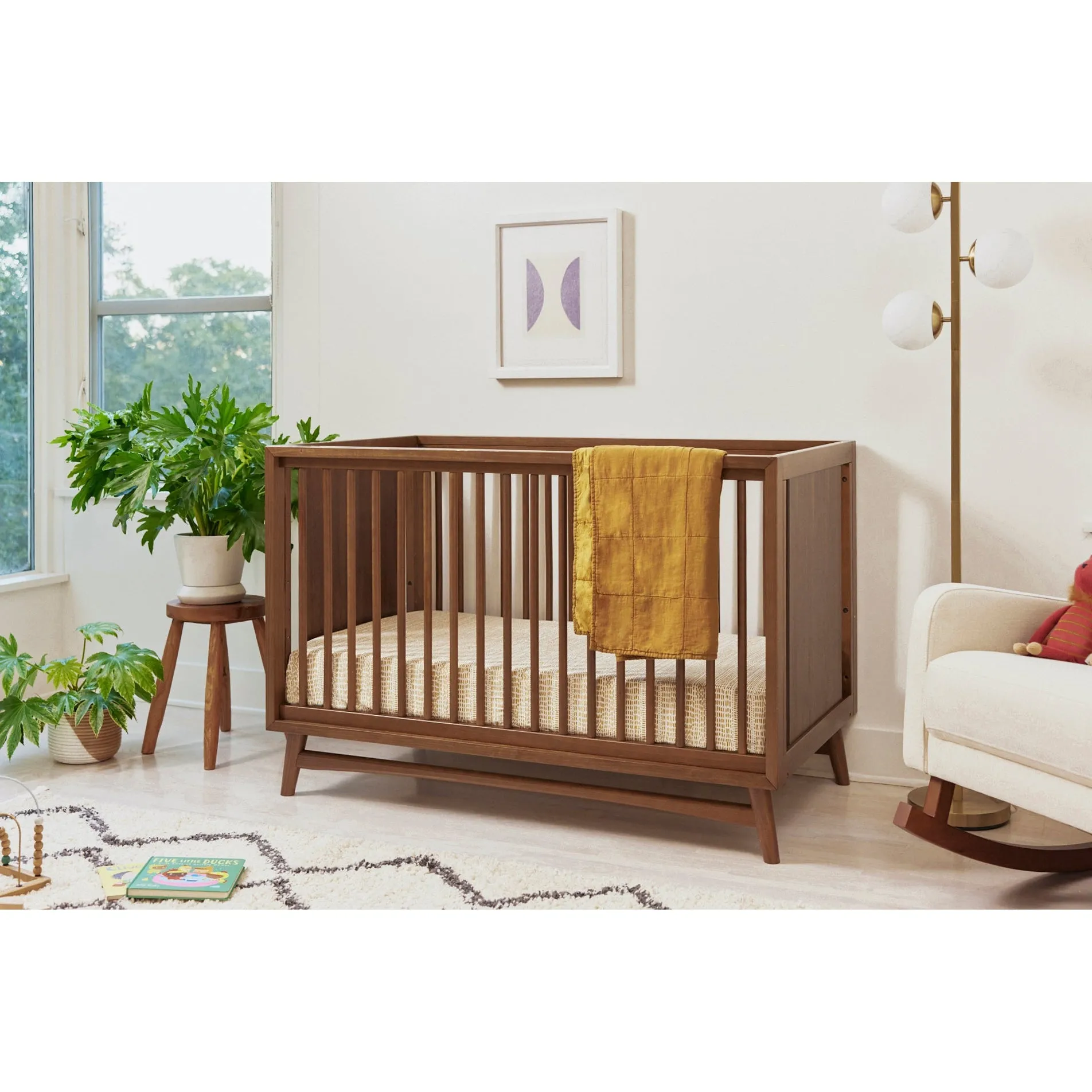 Babyletto Peggy 3-in-1 Convertible Crib with Toddler Bed Conversion Kit