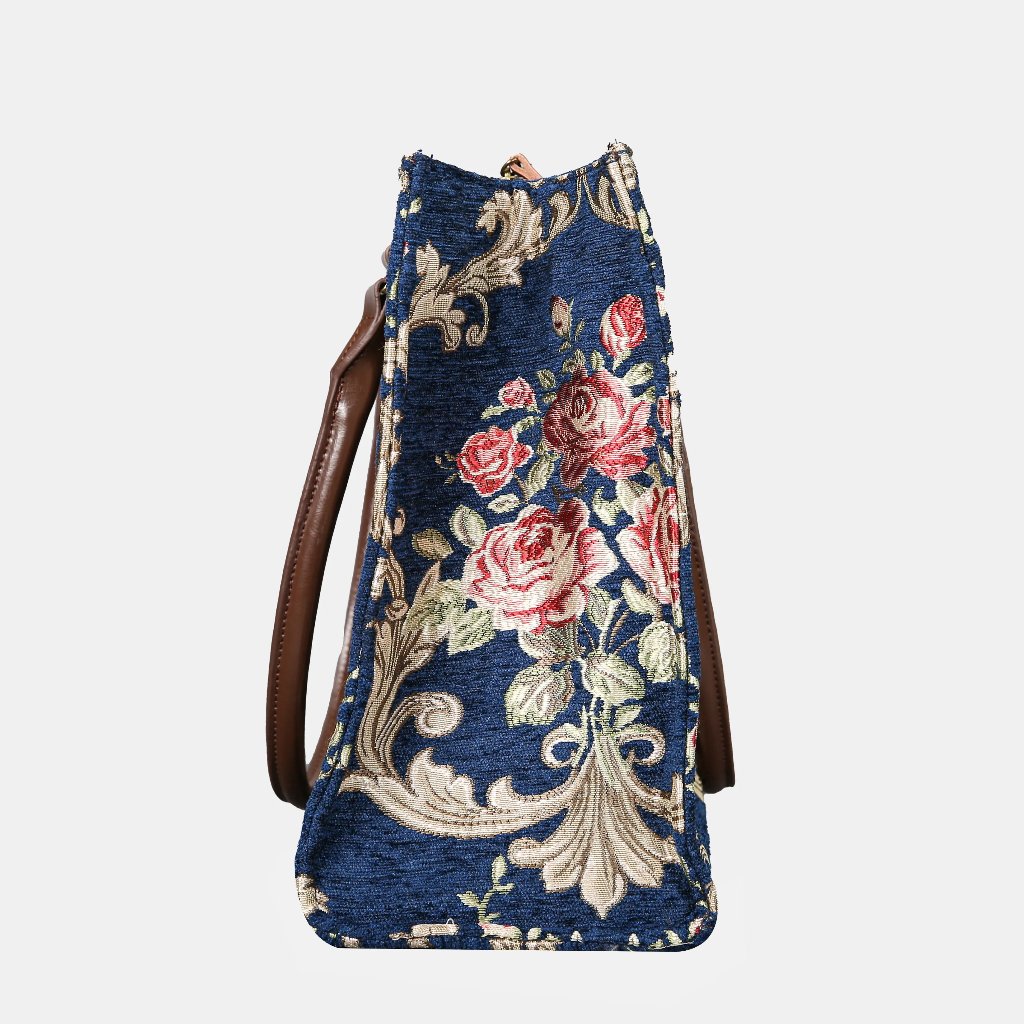 Baroque Garden Blue Laptop Work Tote