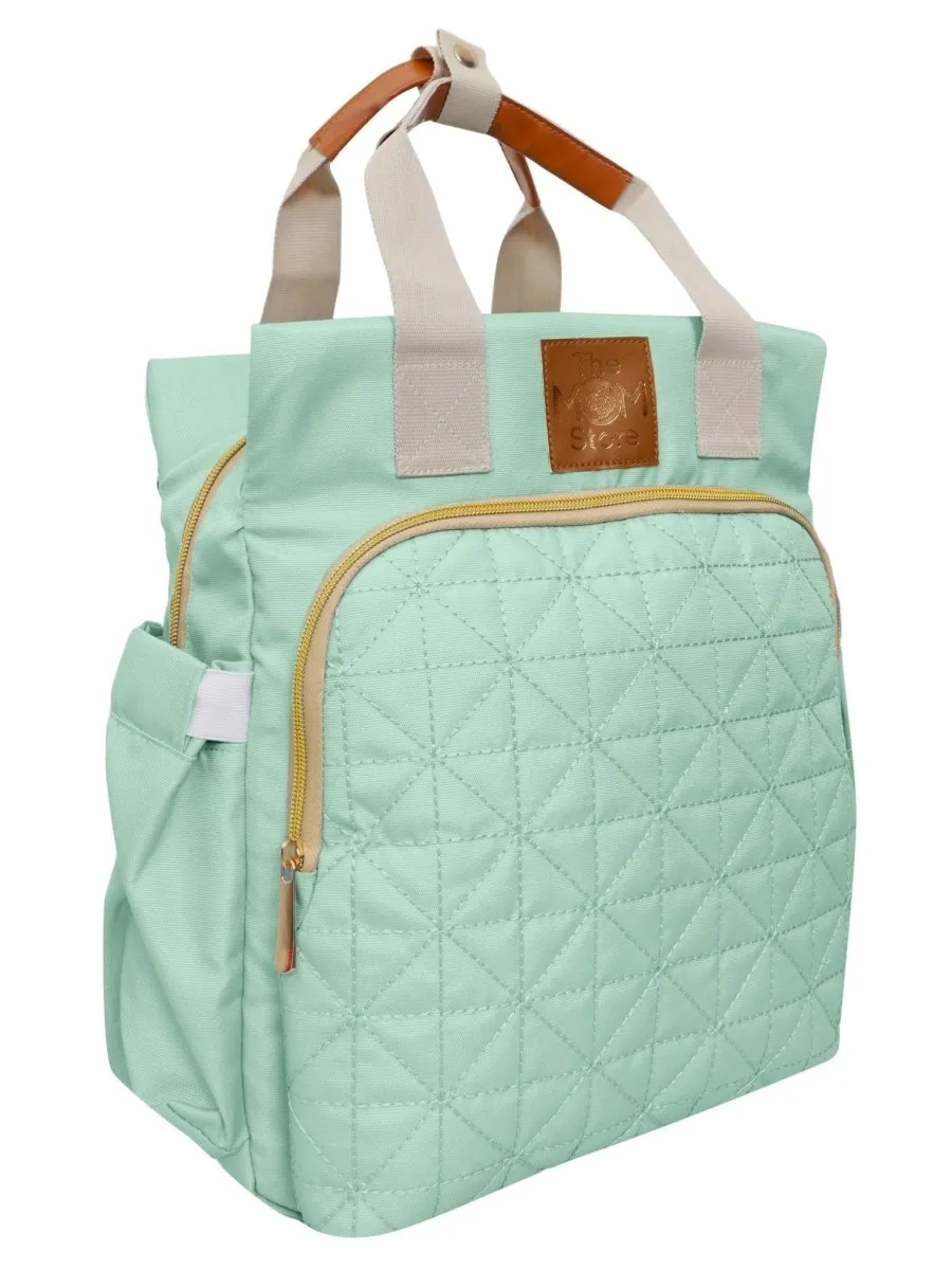 Blue Green Stylish Diaper Bag for Mommy On the Go