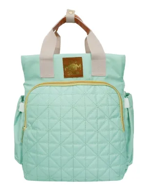 Blue Green Stylish Diaper Bag for Mommy On the Go