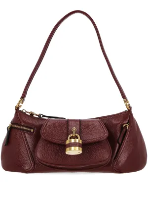 Brunet Red Elegant Shoulder Bag