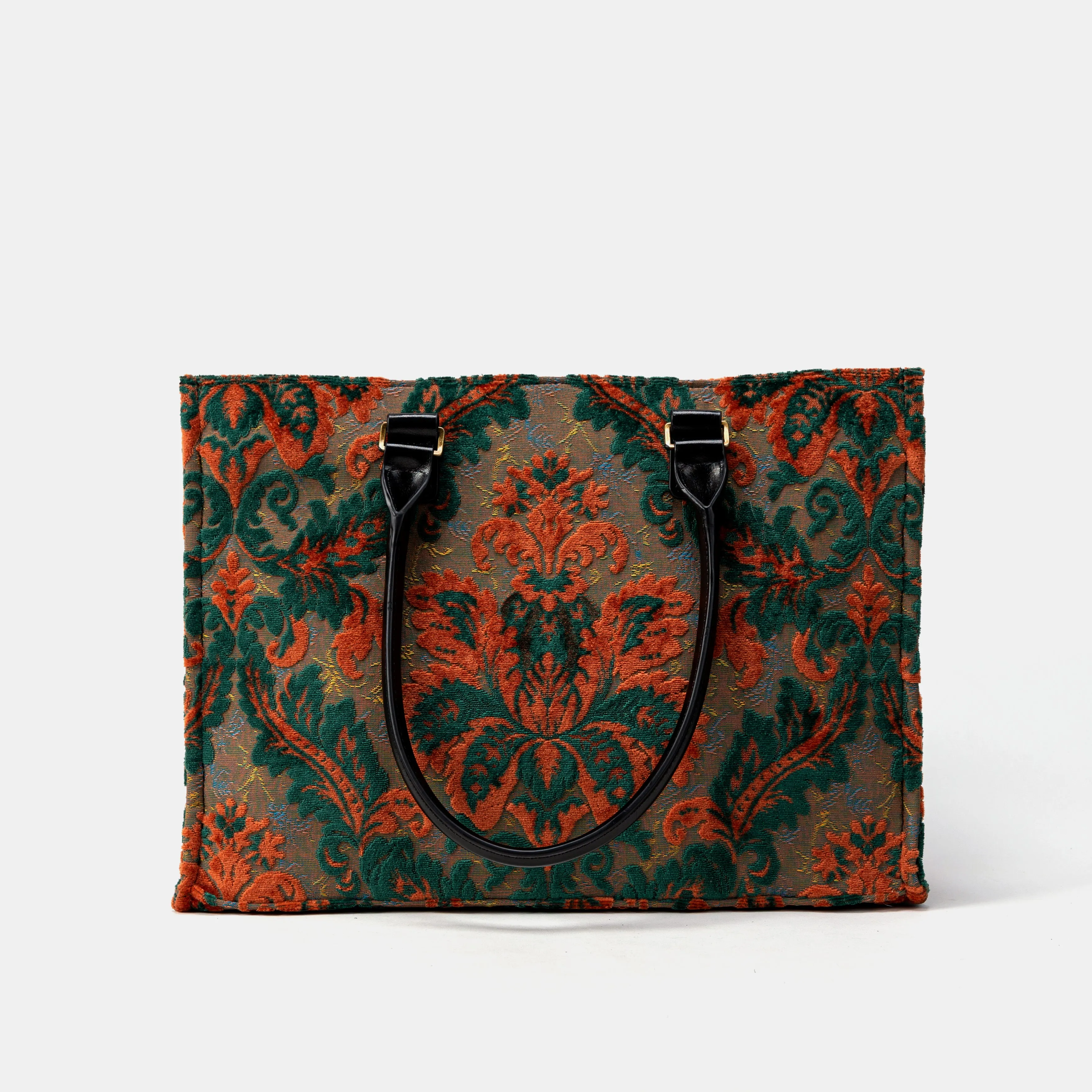 Burnout Velvet Revival Jade Laptop Work Tote