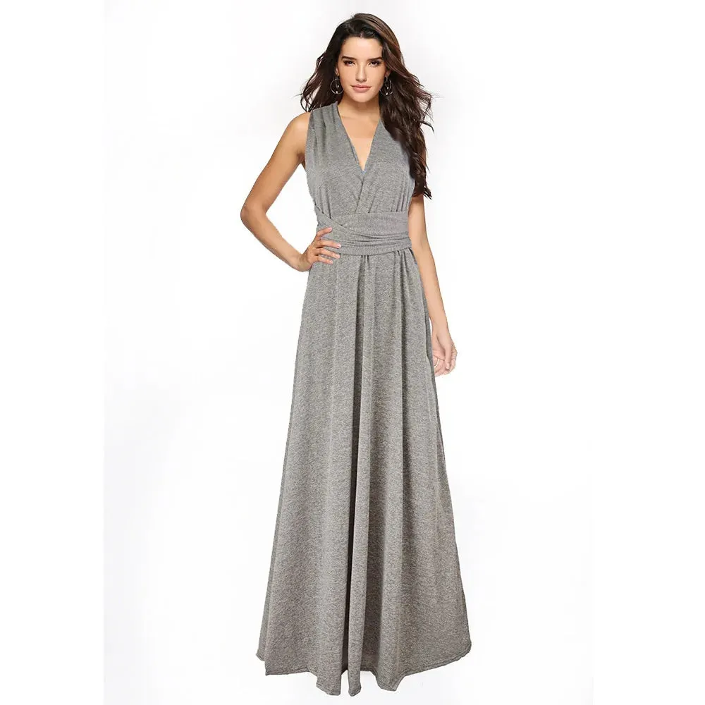 Convertible Maxi Club Dress^