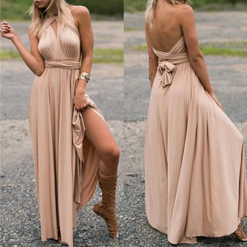 Convertible Maxi Club Dress^