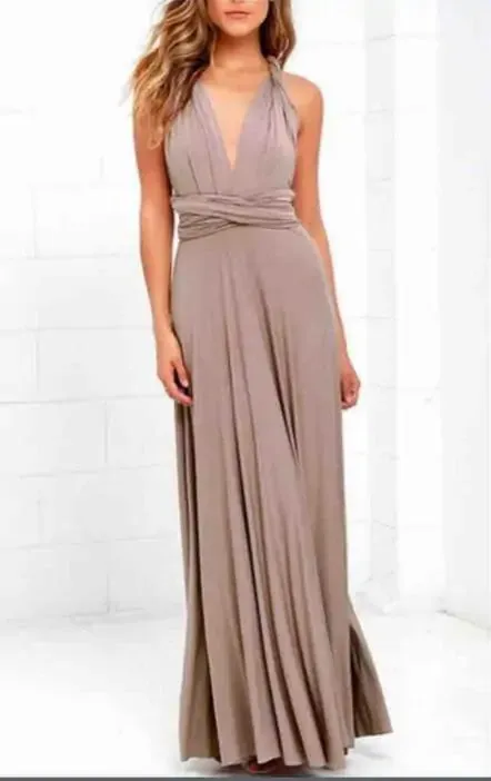 Convertible Maxi Club Dress^