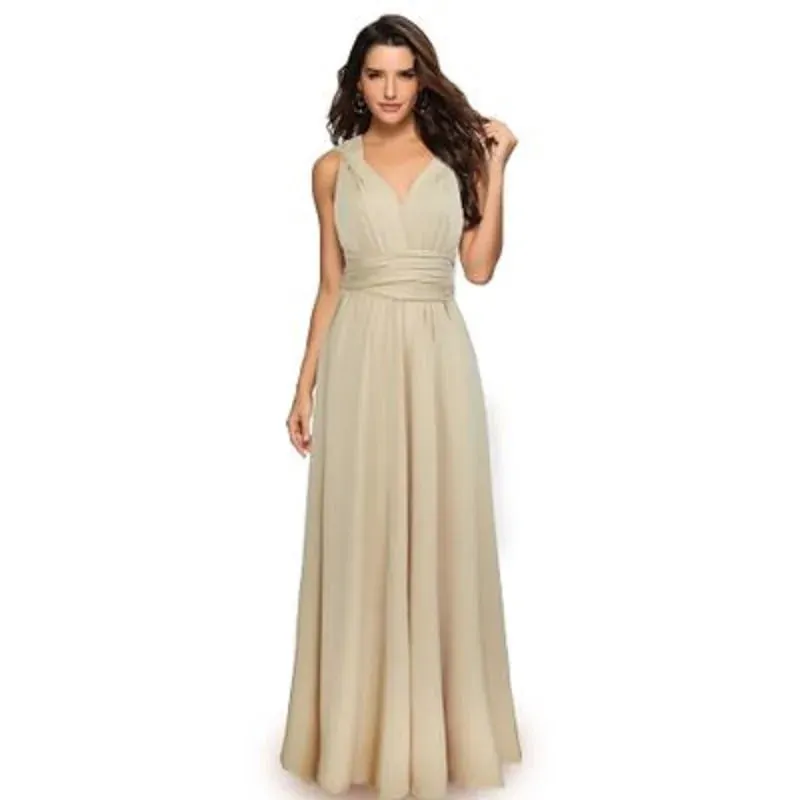 Convertible Maxi Club Dress^