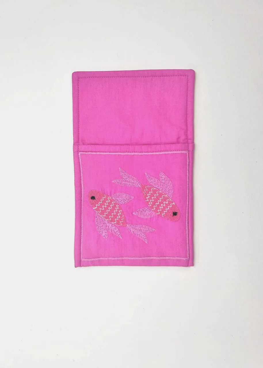 Cutlery Pocket Fish on Pink