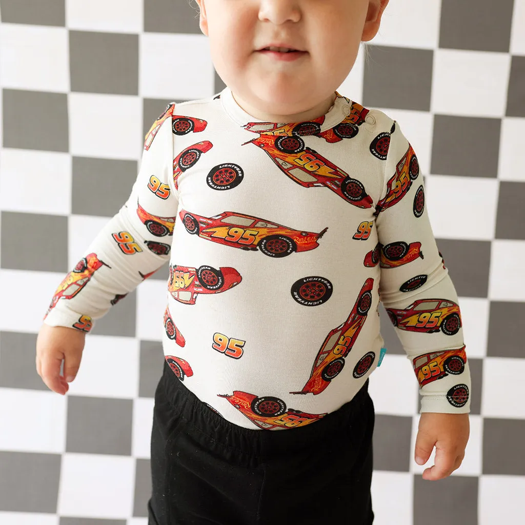 Disney Lightning McQueen Long Sleeve Bodysuit