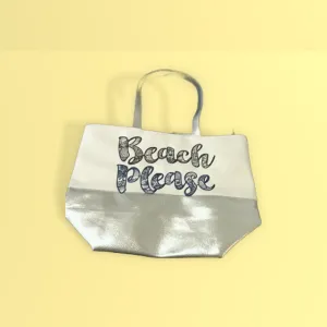 Embroidered Beach Bag