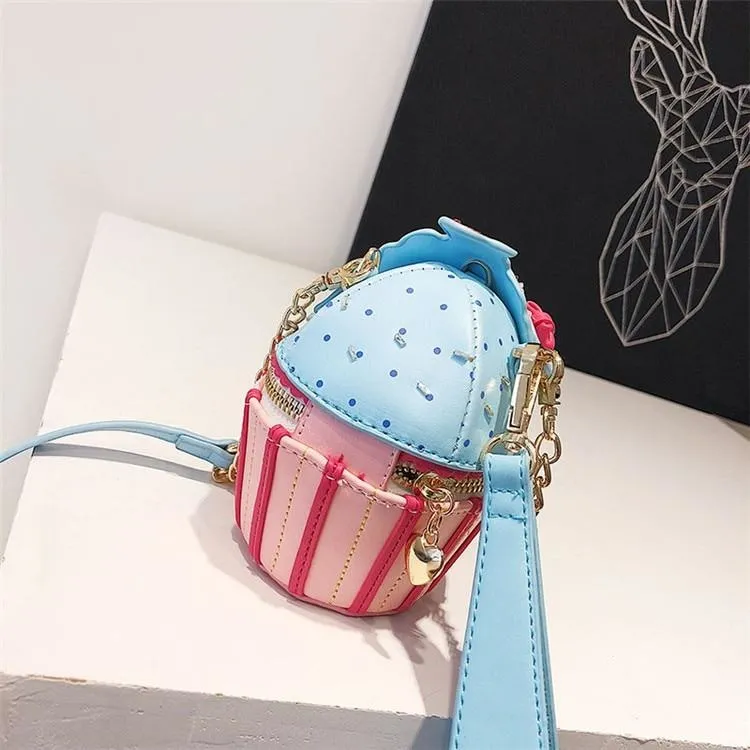 Embroidered Cupcake Handbag