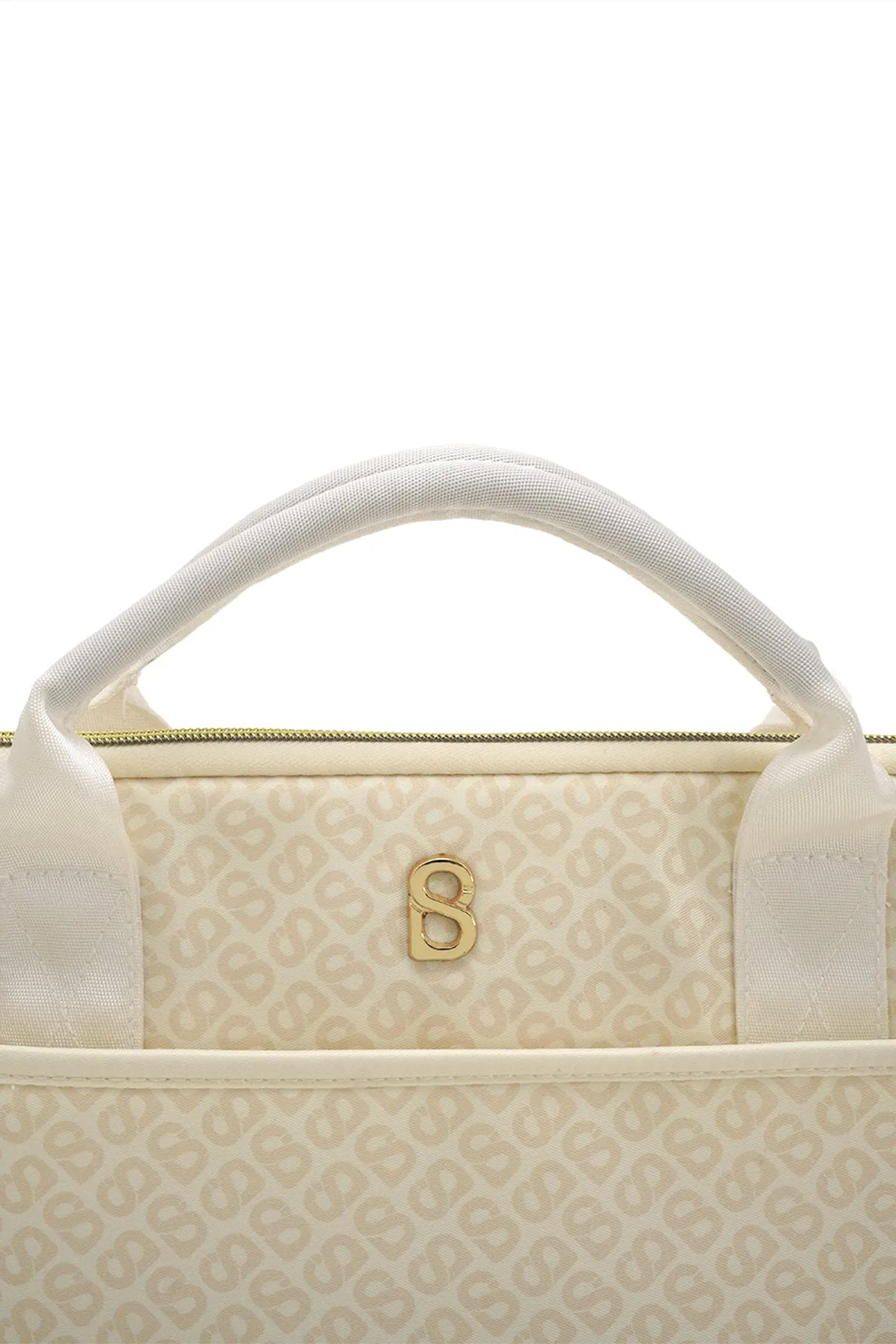 Emilie Tapis Laptop Bag - Ivory