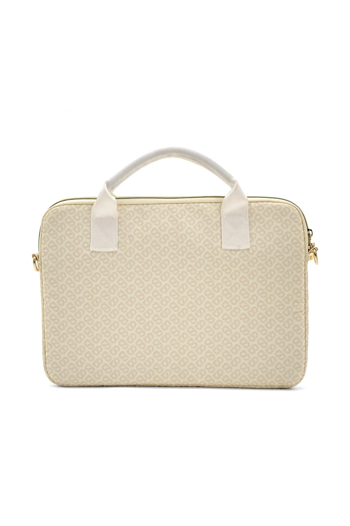 Emilie Tapis Laptop Bag - Ivory