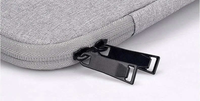 Exquisite 2in1 Sleek And Stylish Padded Inner Designed Laptop Sleeve-Grey