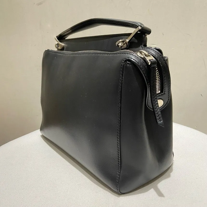 Fendi Peekaboo Black Leather Handbag Medium