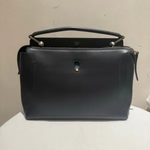 Fendi Peekaboo Black Leather Handbag Medium