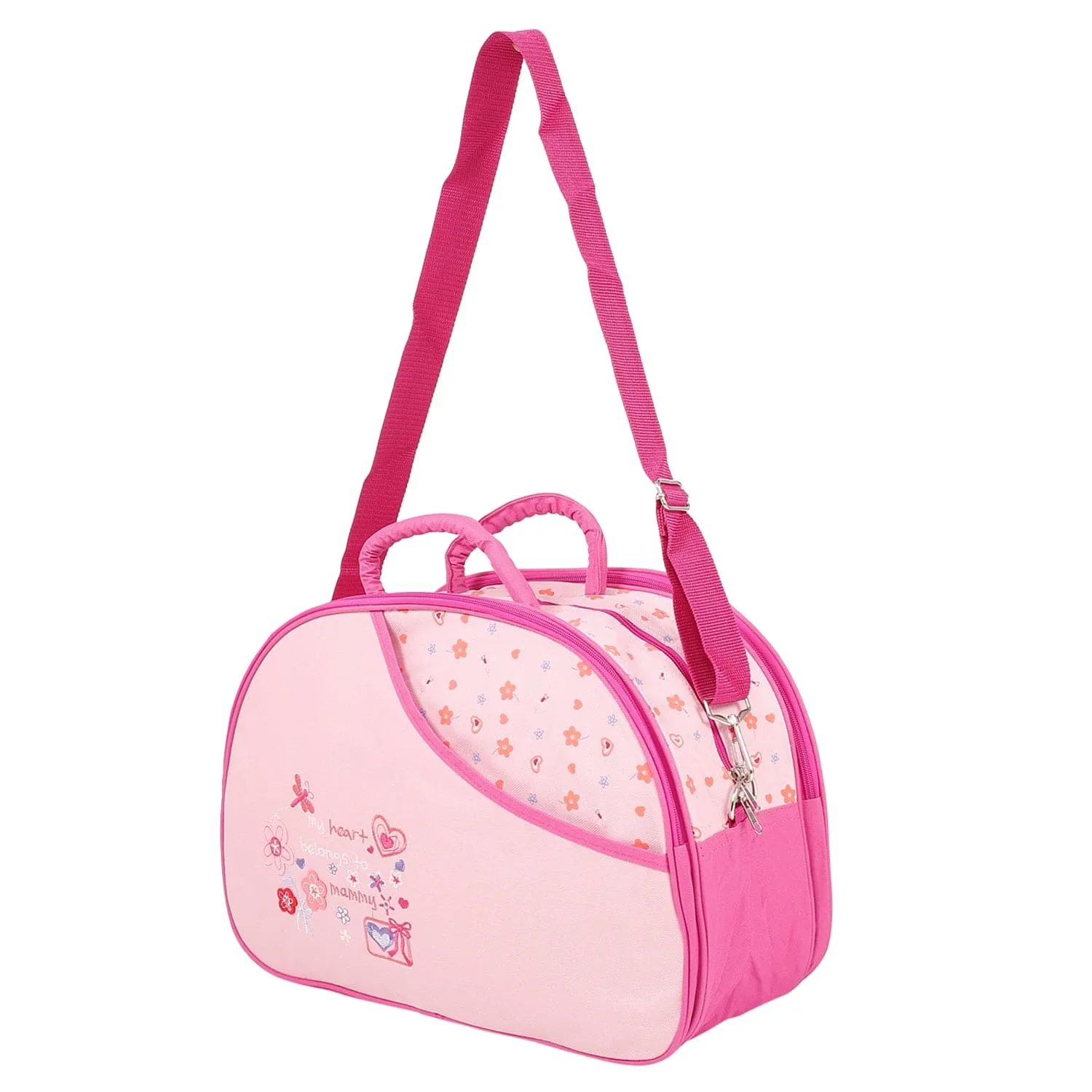 Floral Pink Diaper Bag