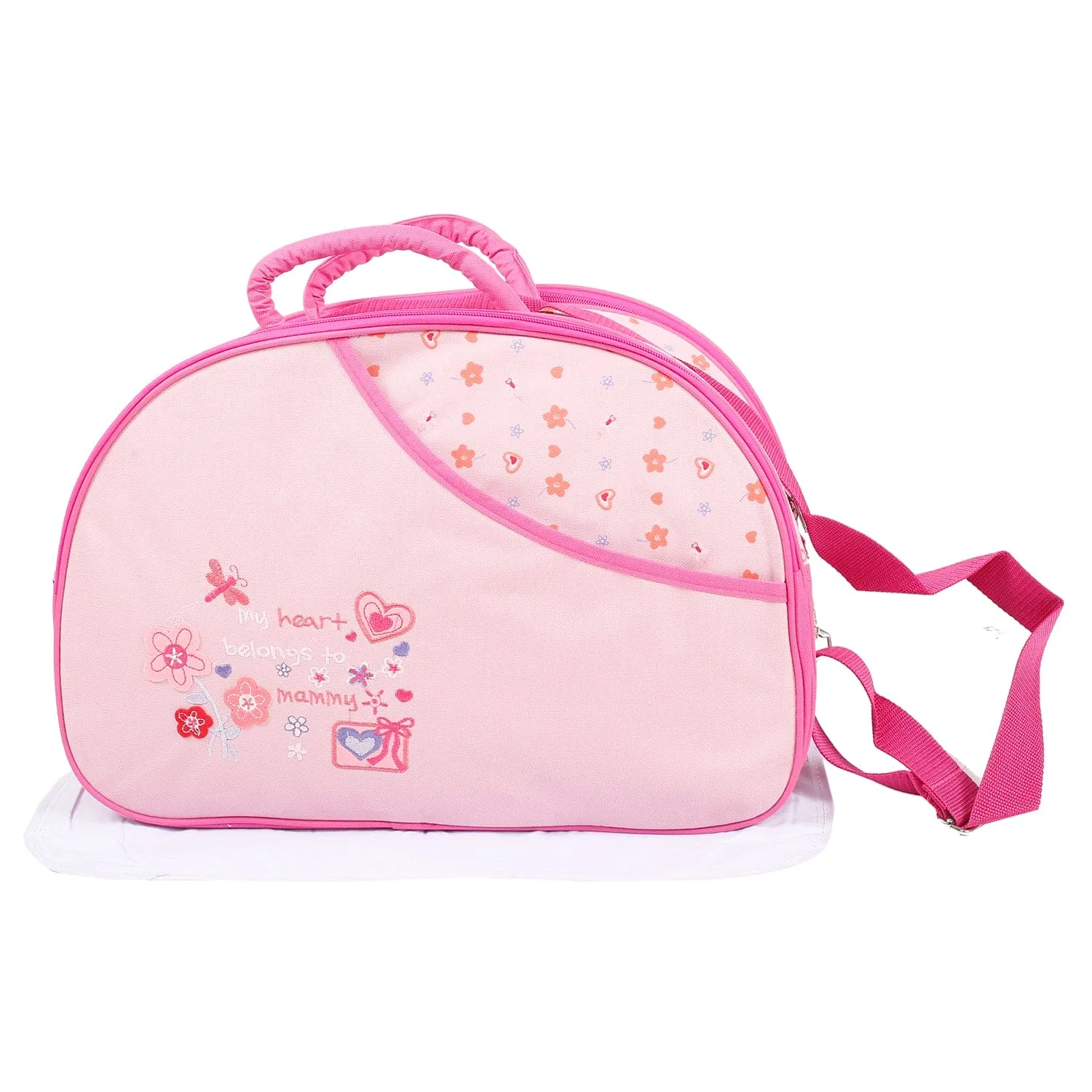 Floral Pink Diaper Bag