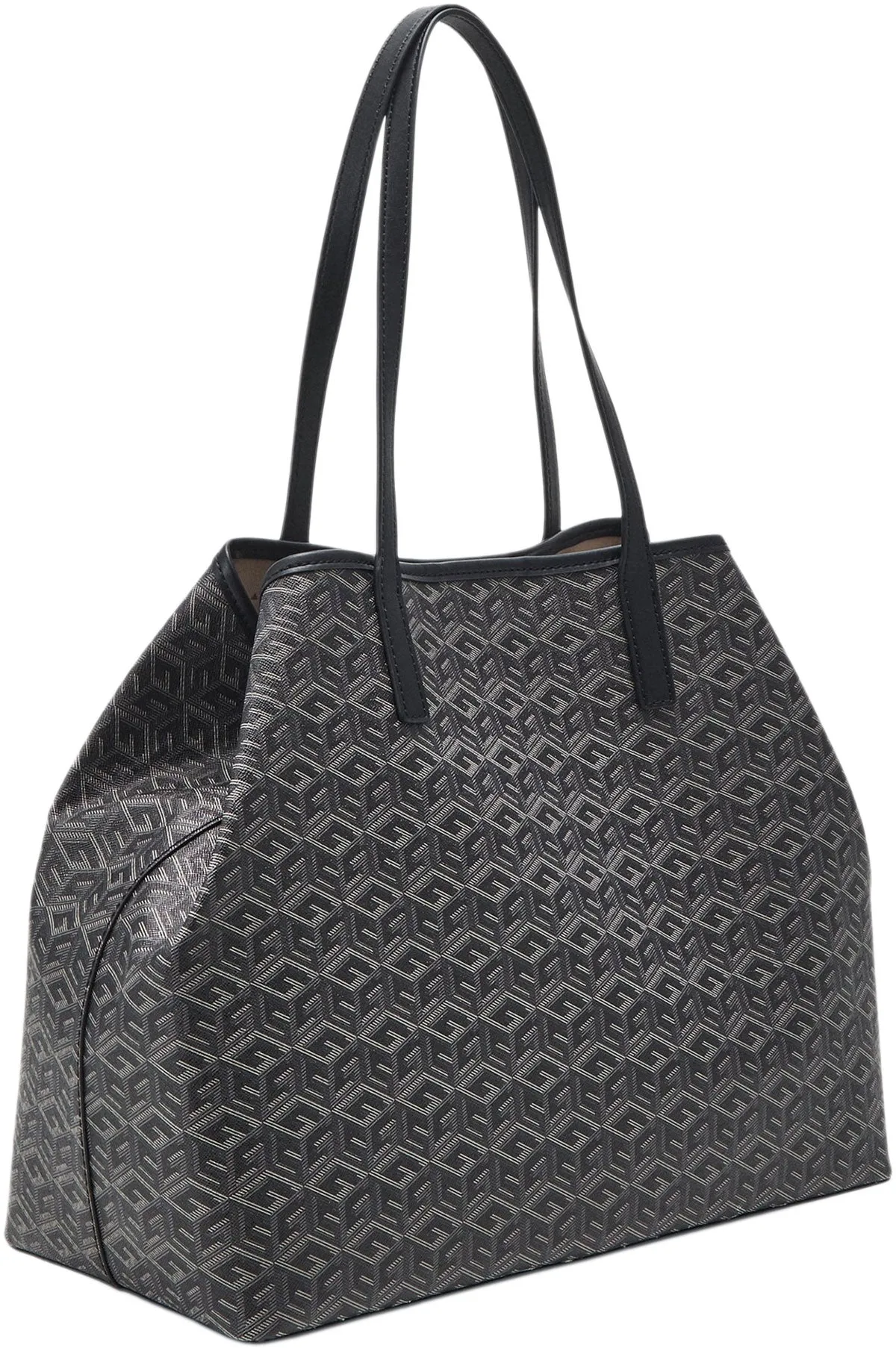 Guess Vikky Tote Bag In Charcoal For Women