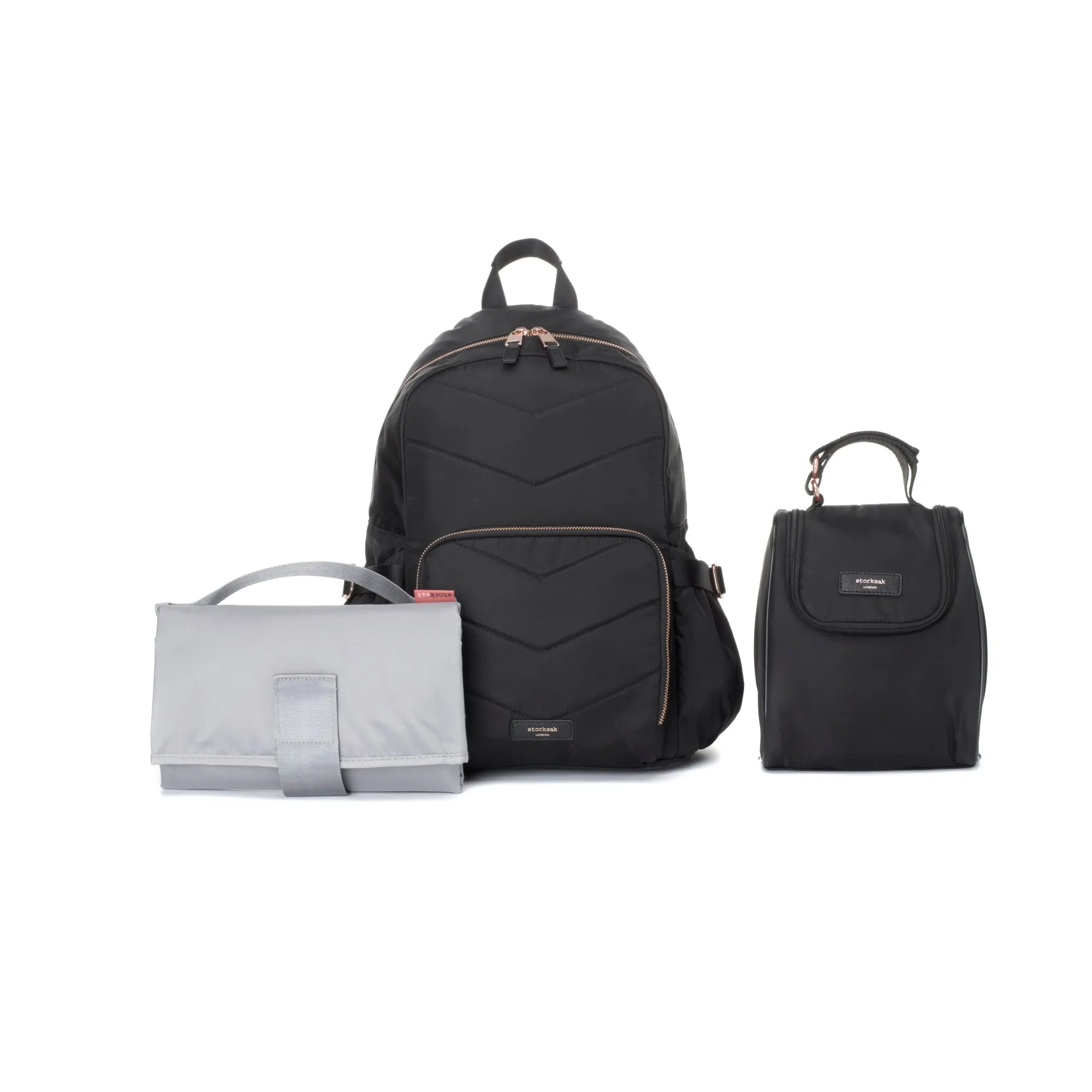 Hero Backpack Nappy Bag - Quilt Black