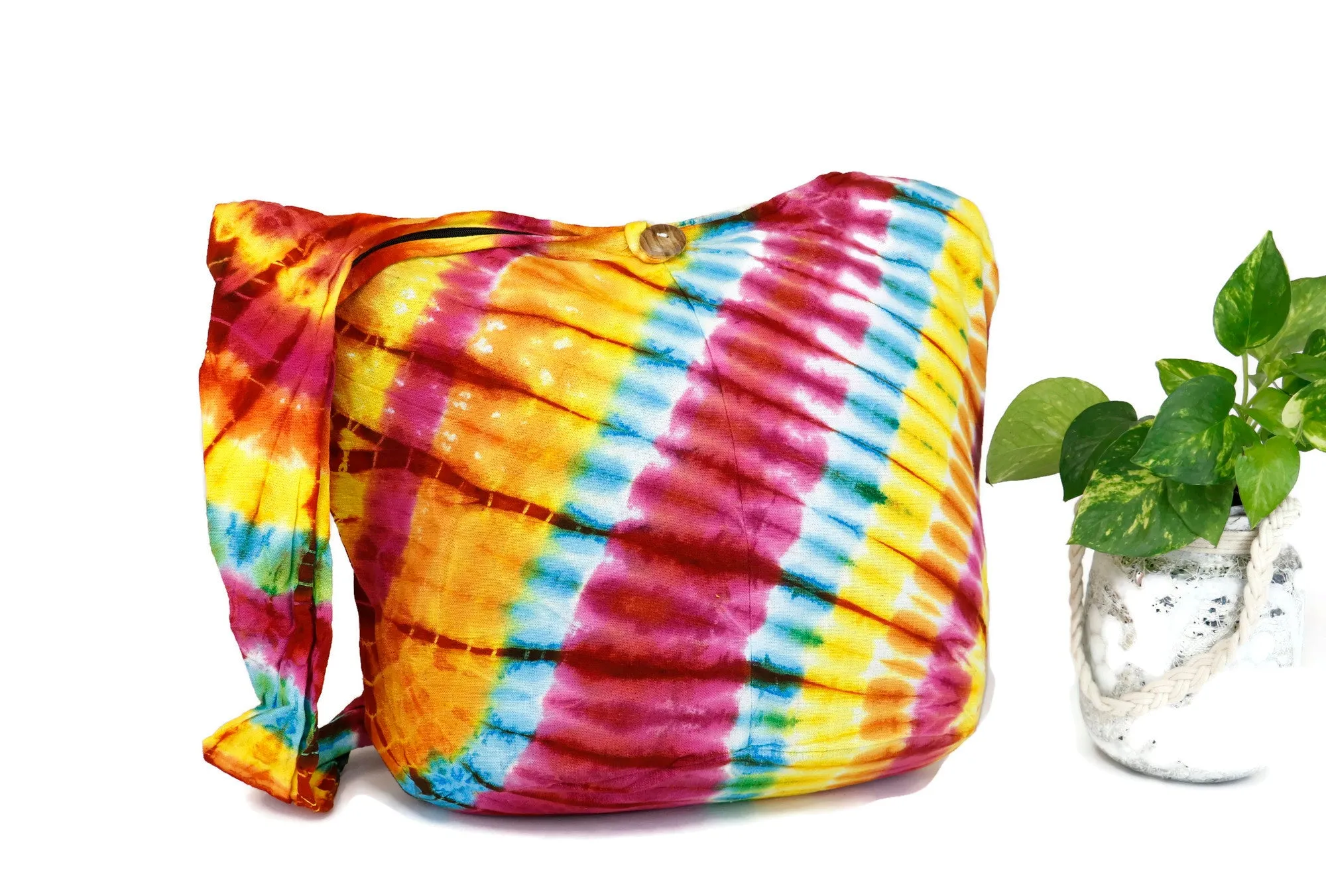 Hobo Bags Tie Dye Sling Crossbody Shoulder bags Bohemian Messenger Bags