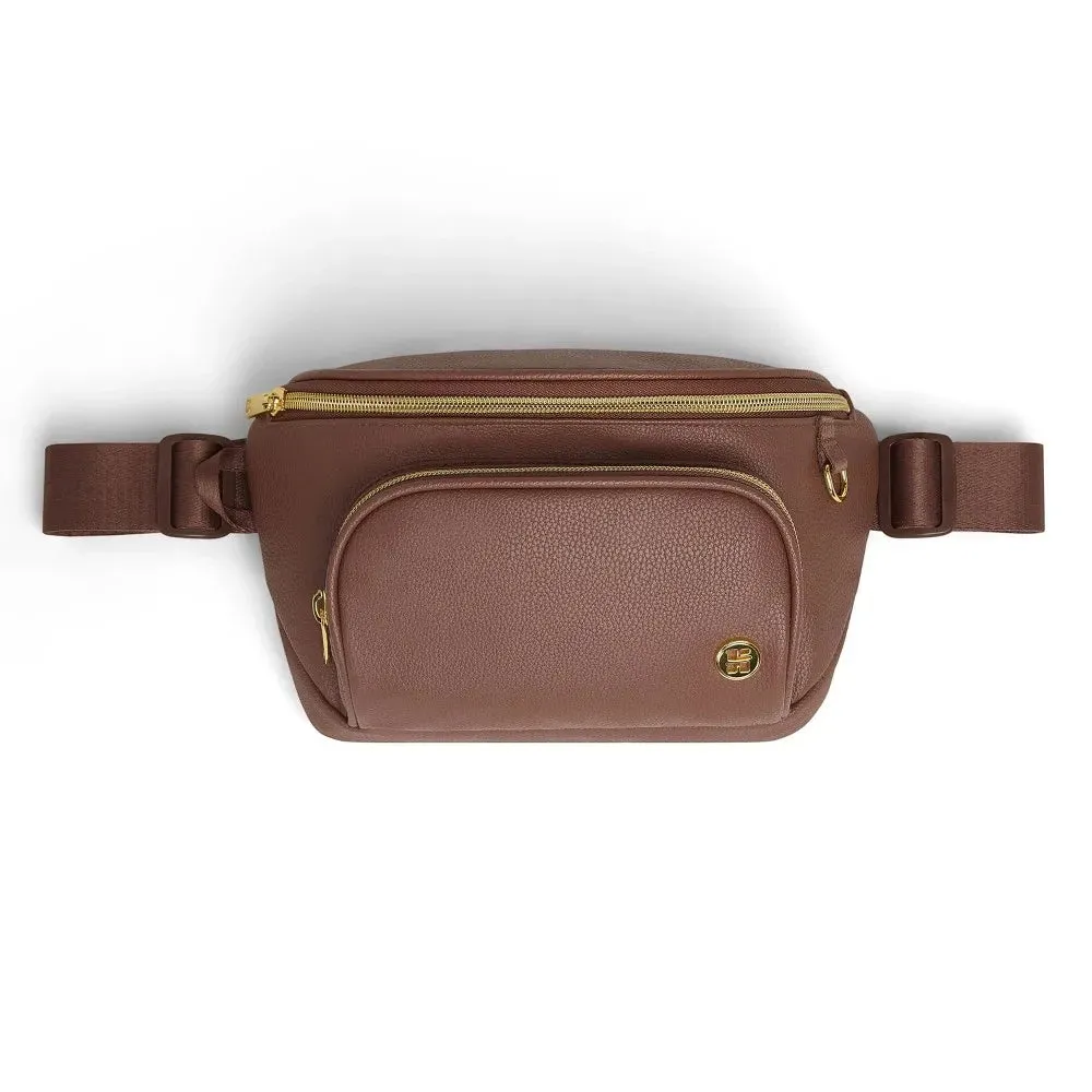 Huggies Cross Body - Cognac Leather