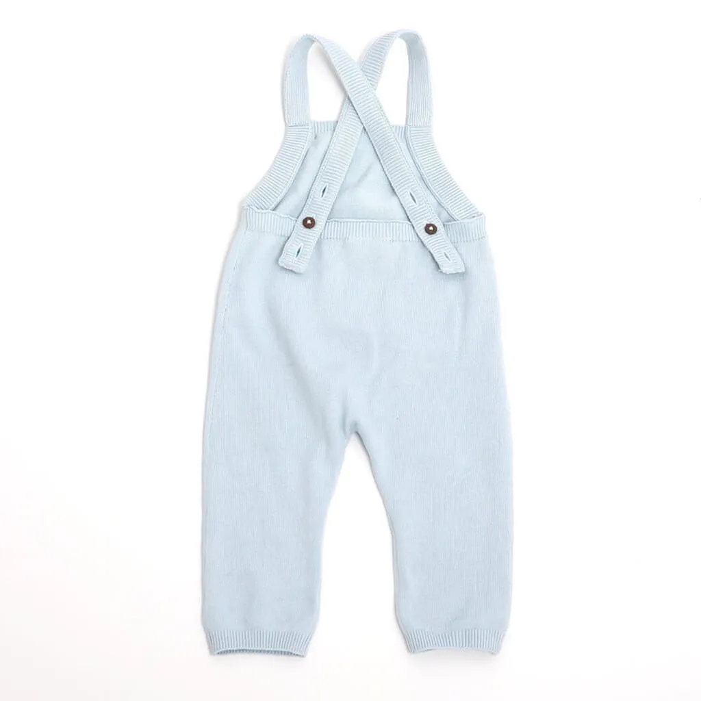 Kangaroo Pocket Overall Knit Romper