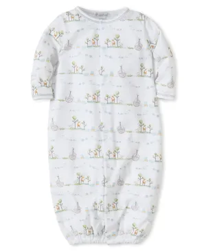 Kissy Kissy - Blue Noah's Print Convertible Gown - Boy Small