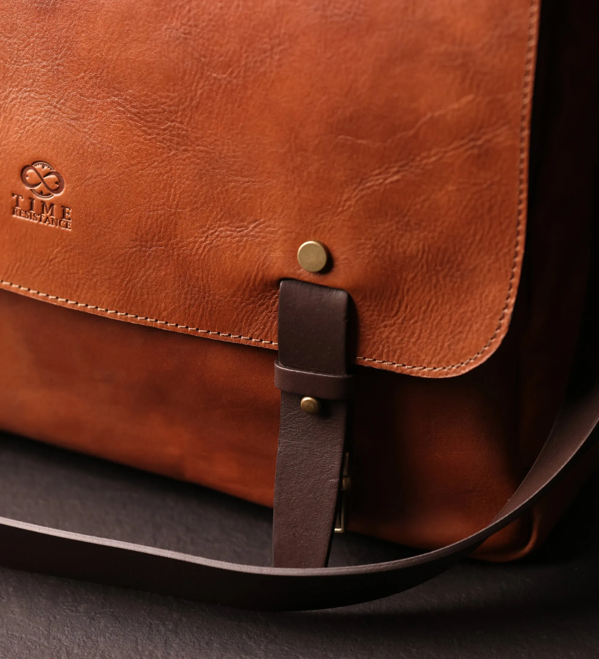 Large Leather Satchel Bag - I Capture the Castle