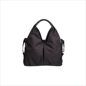 Lassig Label Neckline Diaper Bag in Black