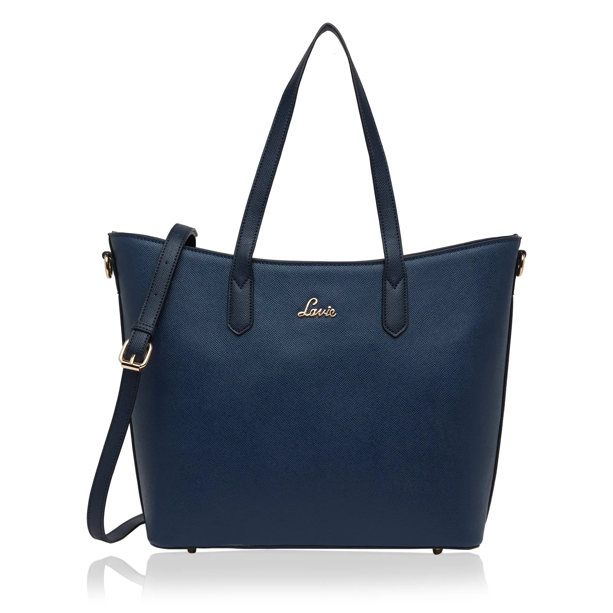 Lavie Women's Tonal Hailon Tote Bag Navy Ladies Purse Handbag