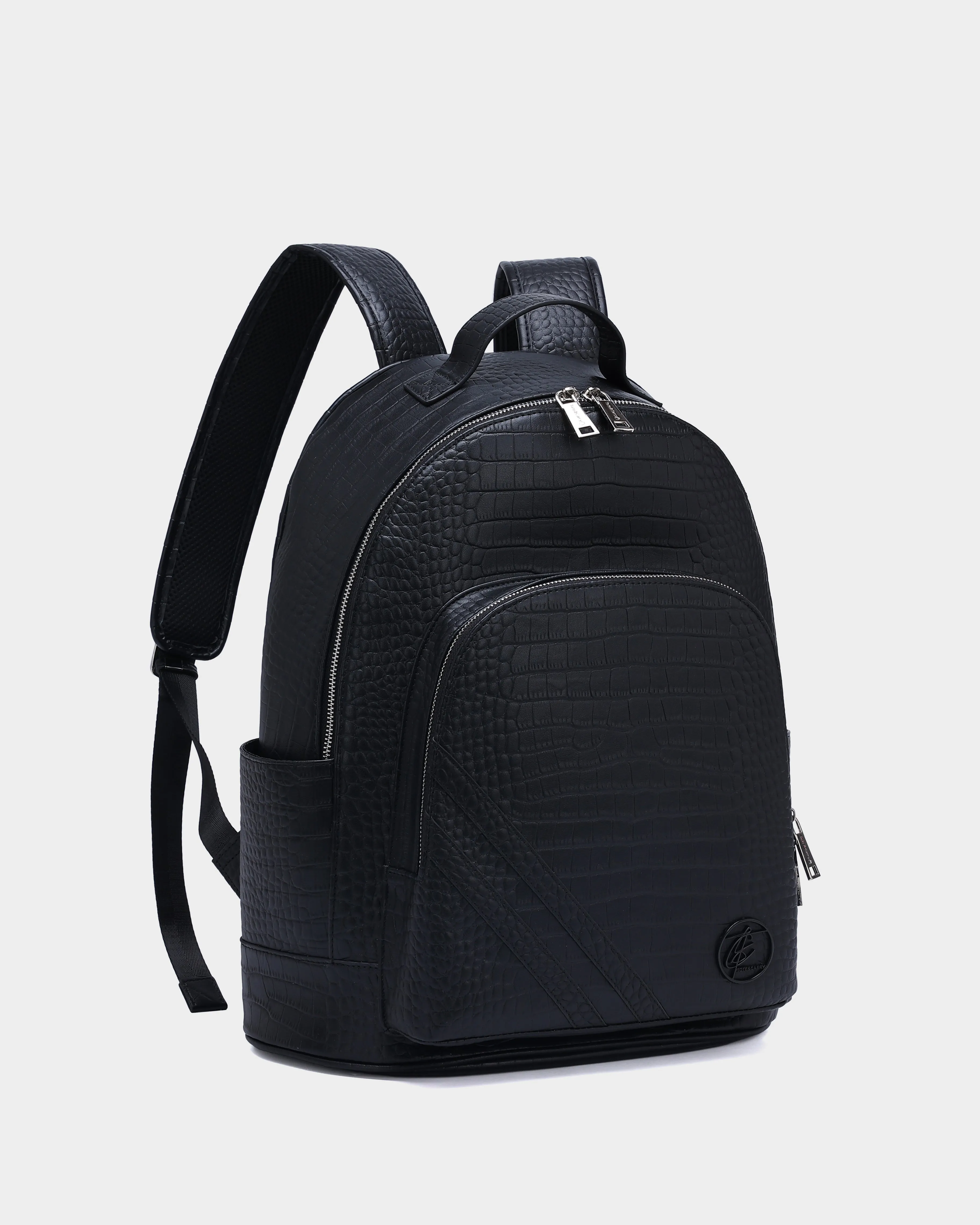 Leather Backpack in Black