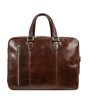 Leather Convertible Briefcase Backpack - A Farewell to Arms