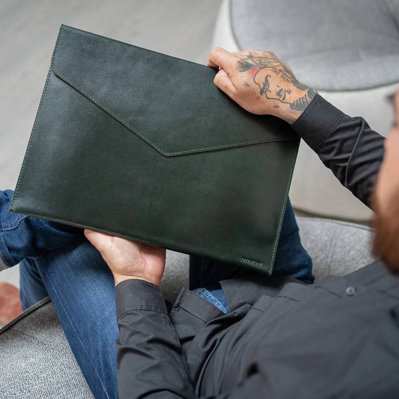 Leather Document Envelope