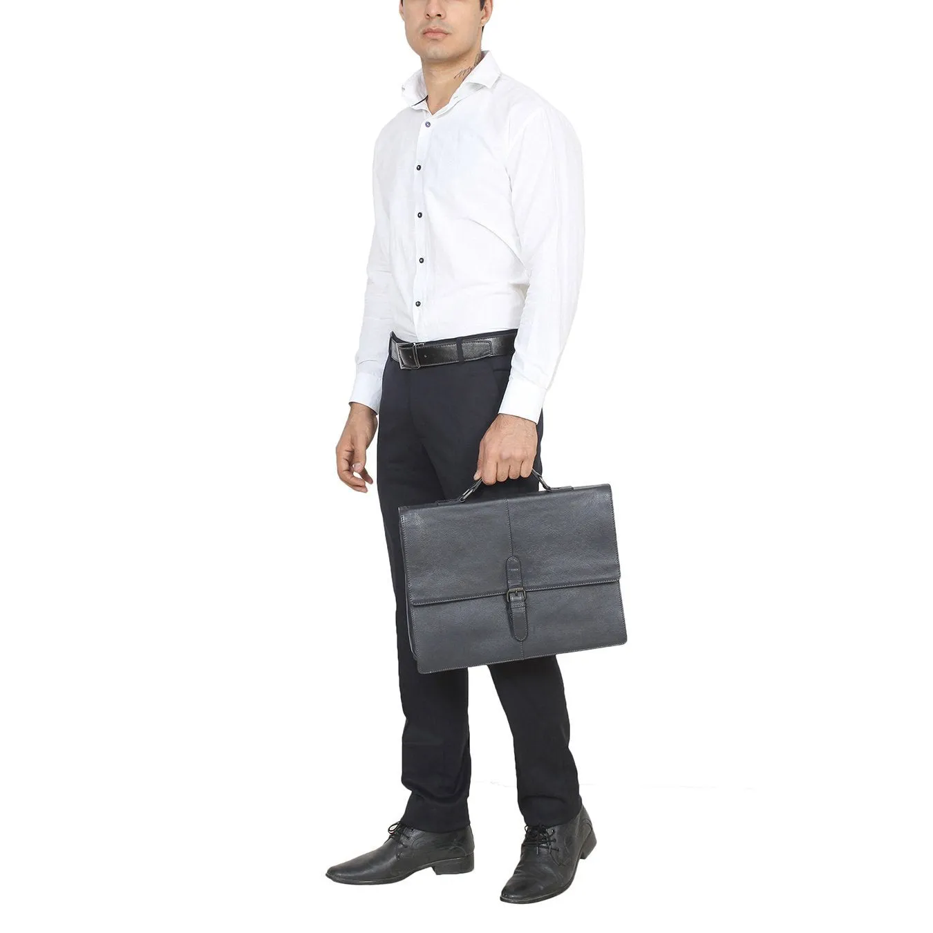 Leather Messenger Bag -PRM1298