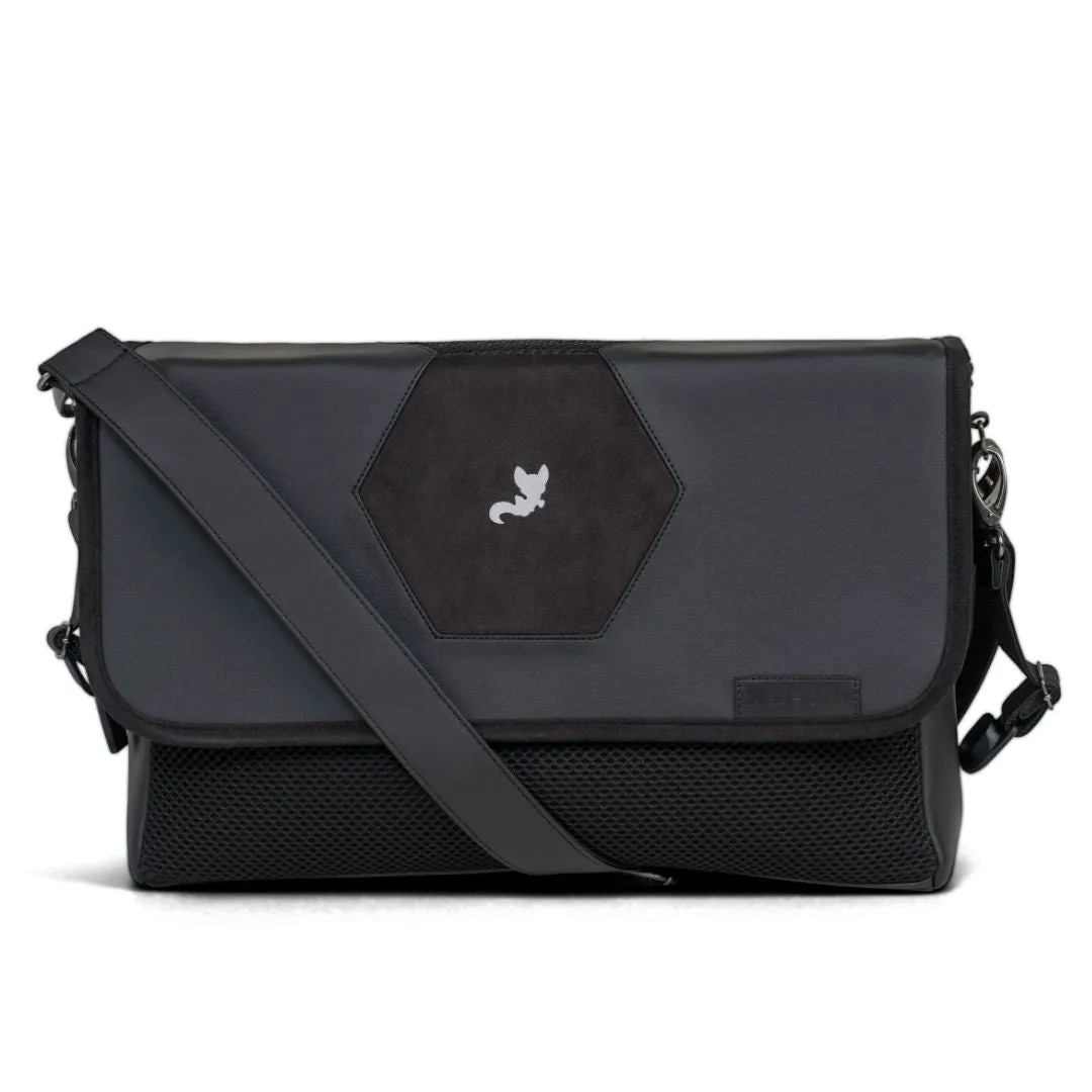 Leclercbaby Hexagon Diaper Bag- Carbon Black