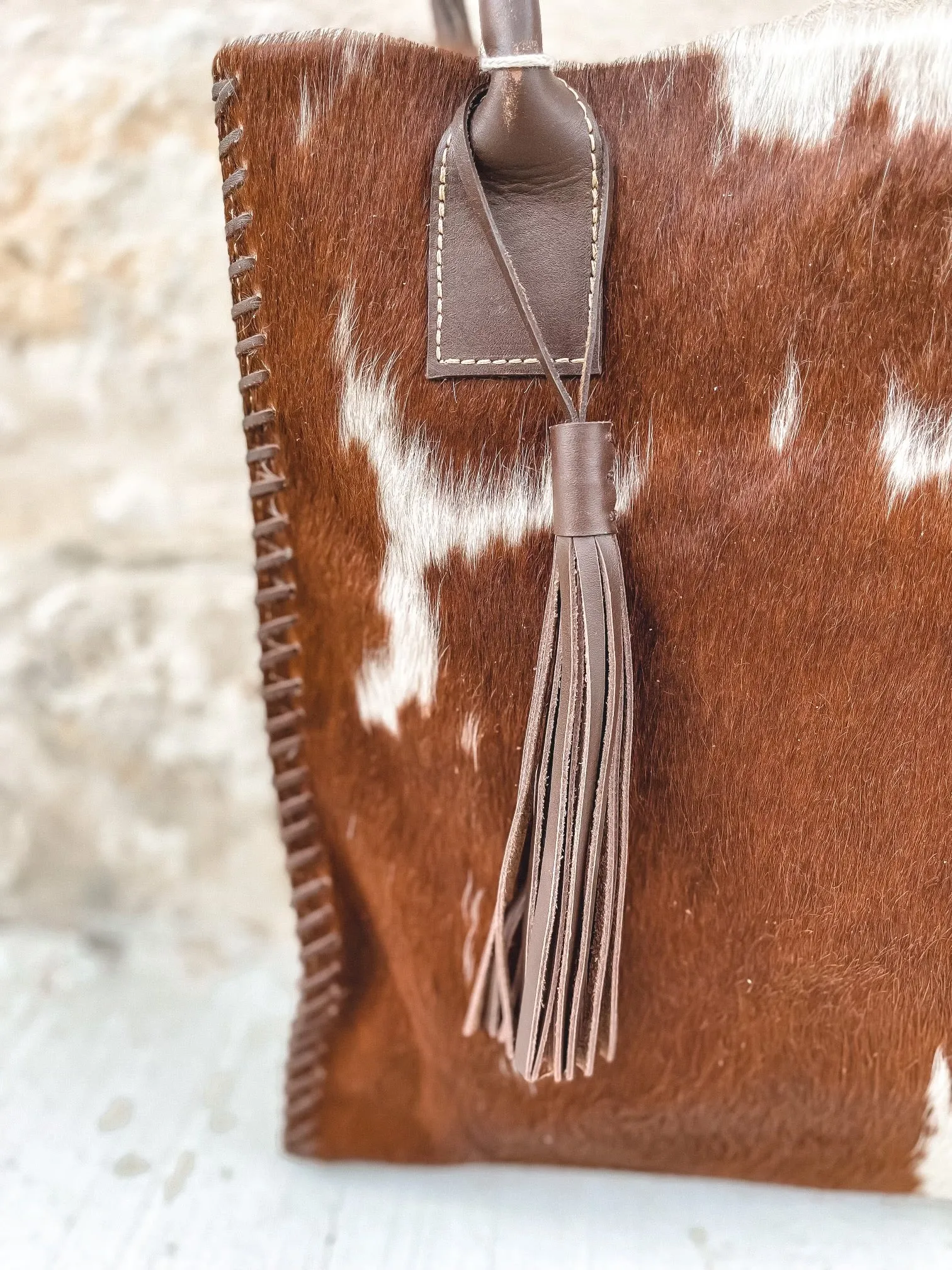 Liberty Black Cowhide Purse