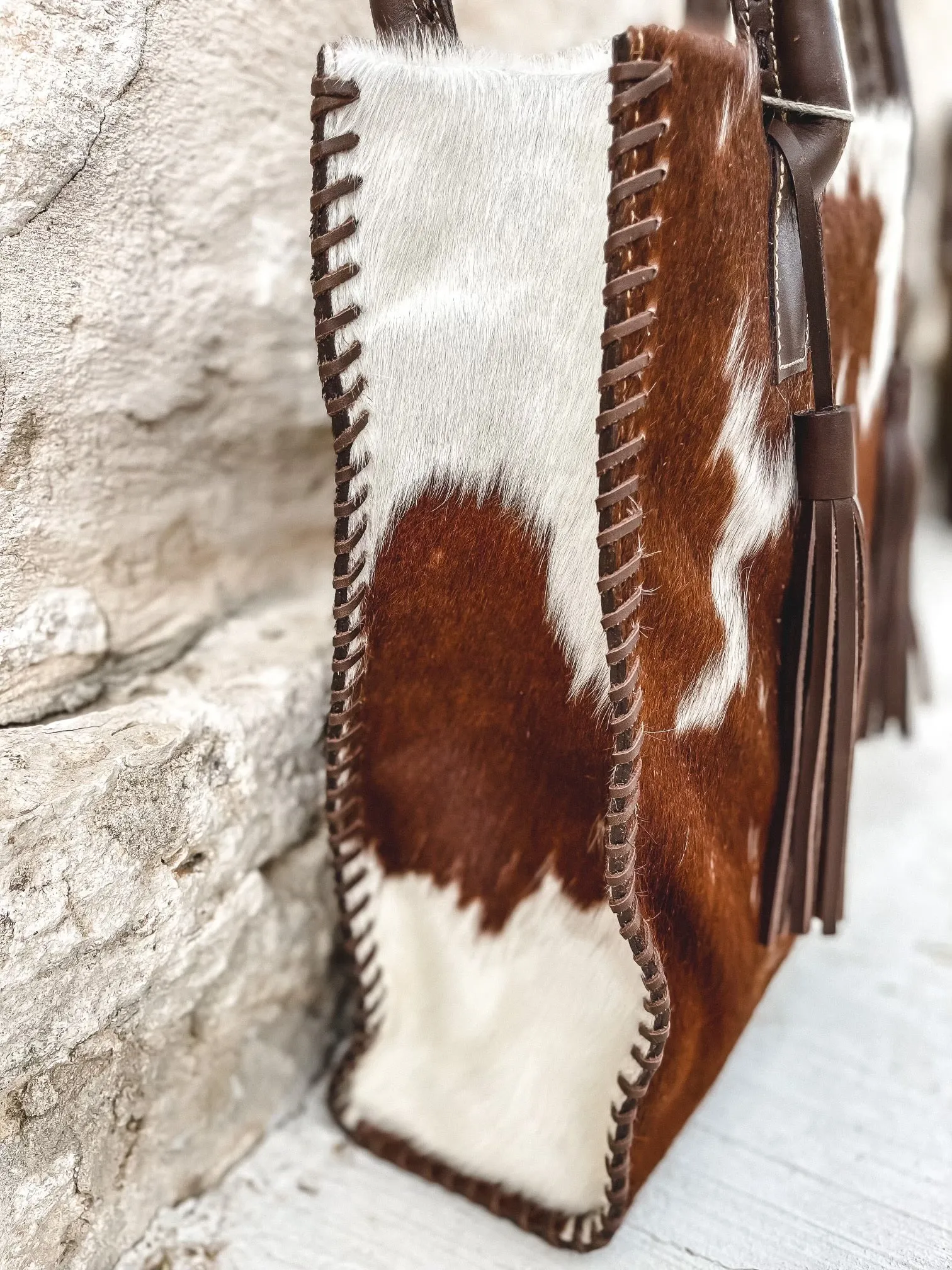 Liberty Black Cowhide Purse