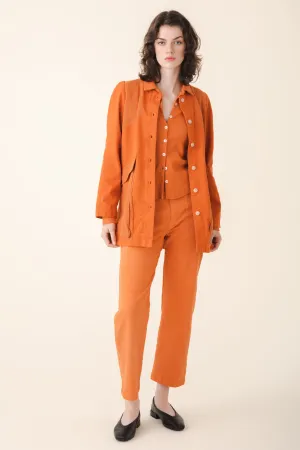 Long Carpenter Pant in Papaya