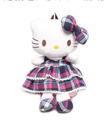 Lovely soft stereo hello kitty plush backpack toys hobbies school bag dolls Minnie plush children backpack mochila student bags