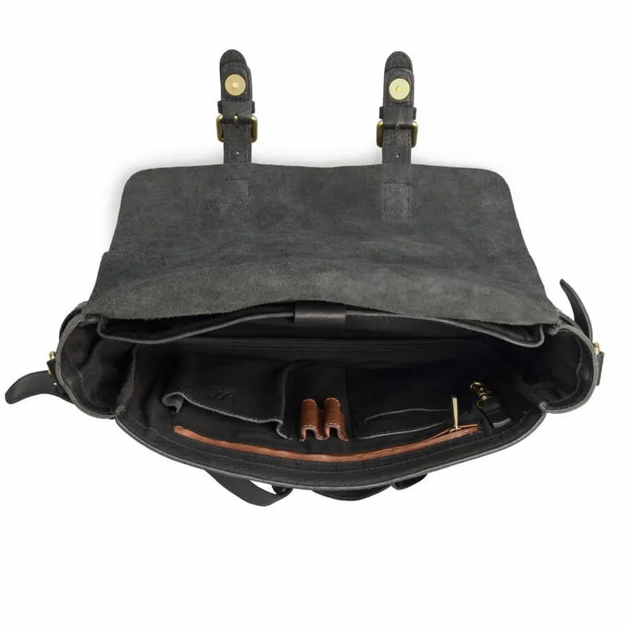 Maverick Leather Laptop Messenger