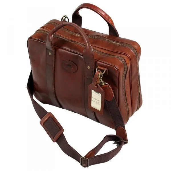 Melvill & Moon Leather Laptop Bag | Brown